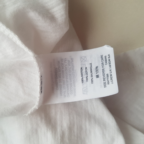 J. Crew Flower Decal Short Sleeve Top - Picture 6 of 7